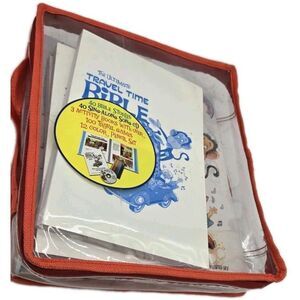 The Ultimate Travel Time Bible -CD Activity Story Books Case No Stickers Pencils